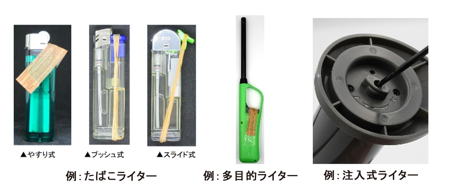 ライターの種類